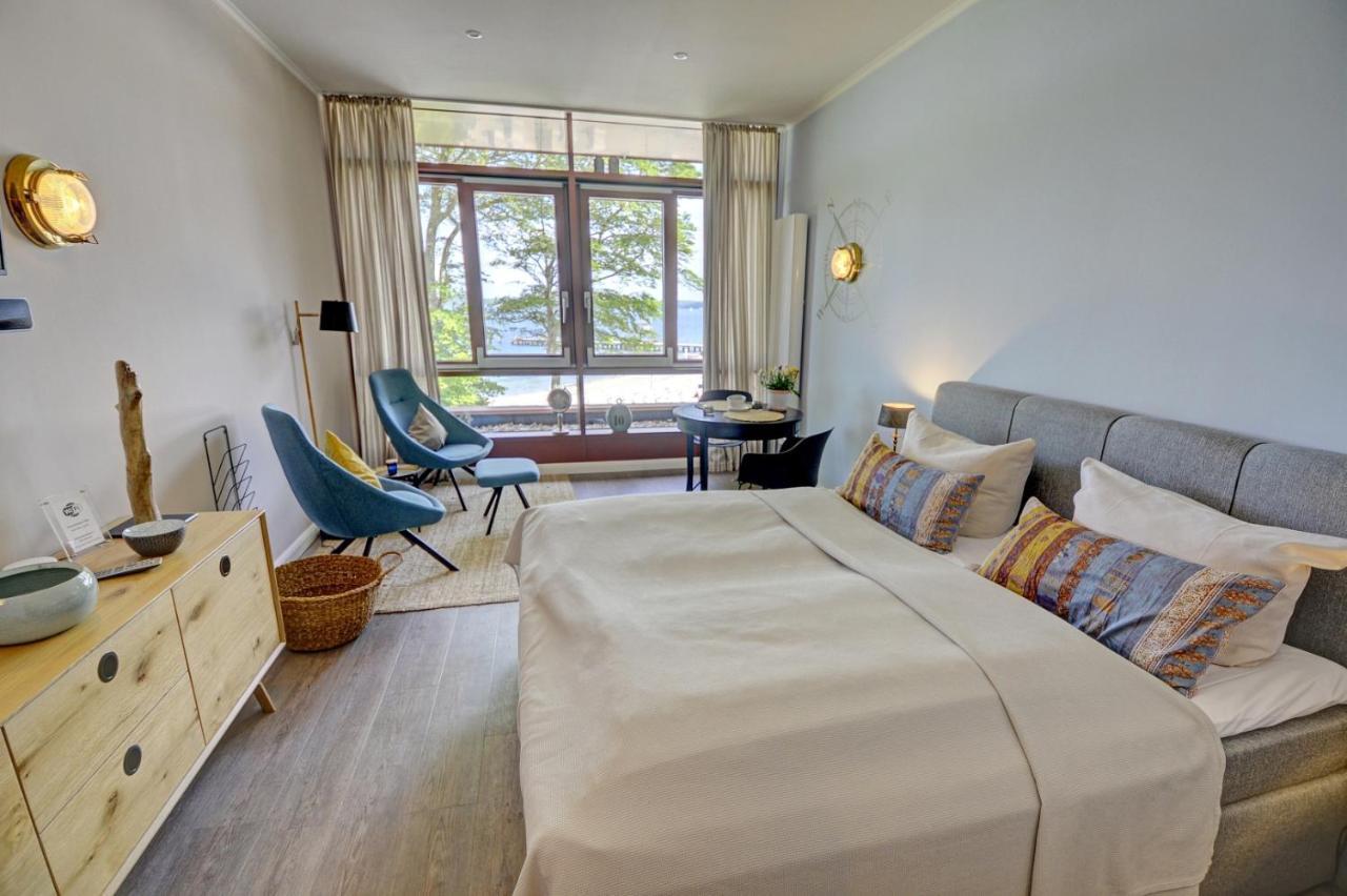 Fewo1846 Intermar - Marina Del Rey - Elegantes Studioapartment Mit Meerblick Und Eigenem Strandkorb Glücksburg Екстериор снимка