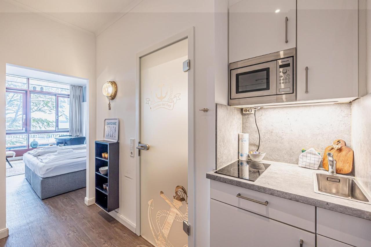 Fewo1846 Intermar - Marina Del Rey - Elegantes Studioapartment Mit Meerblick Und Eigenem Strandkorb Glücksburg Екстериор снимка